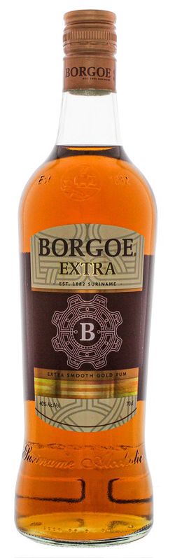 Borgoe Extra Smooth Gold Rum 40% 0,7L (čistá fľaša)