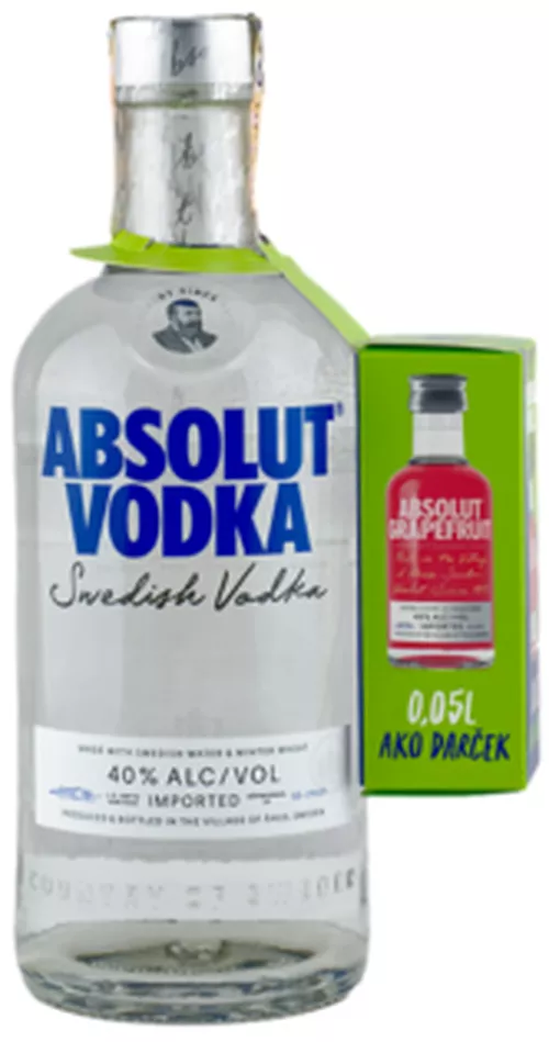 Vodka Absolut 40% 0.75L