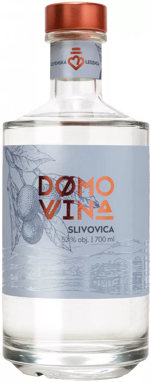 St. Nicolaus Domovina Slivovica 52% 0,7 l (čistá fľaša)