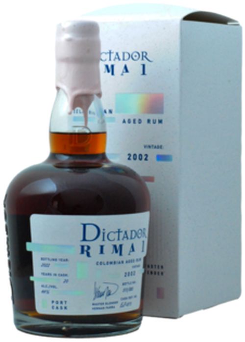 Dictador Rima 1 2002 Port Cask 44% 0.7L