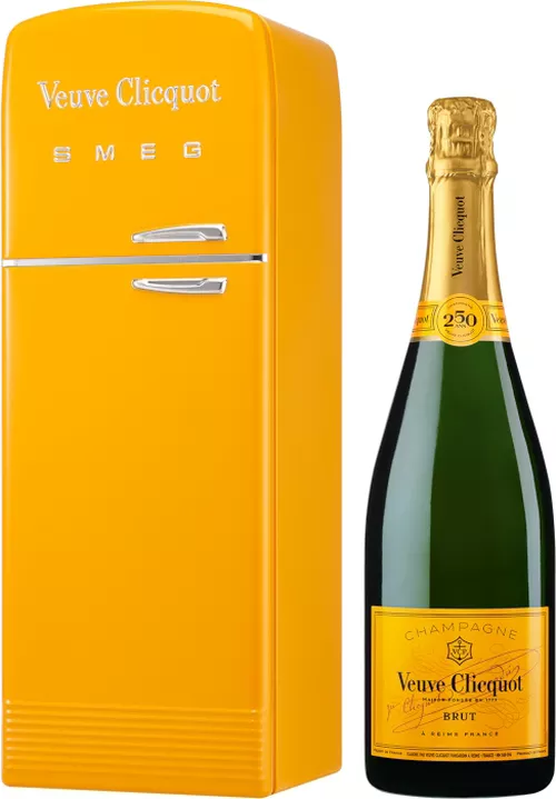 Veuve Clicquot Yellow label Brut Metal Fridge 12,5% 0,75l