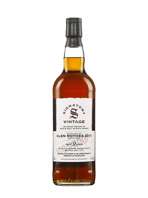 Signatory 100 Proof Glenrothes 2015, 9 Y.O.