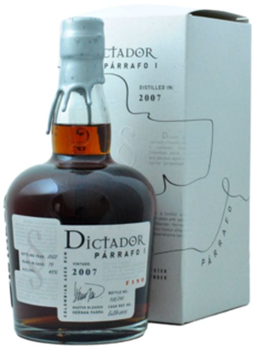 Dictador Parrafo 1 2007 Fino 43% 0.7L