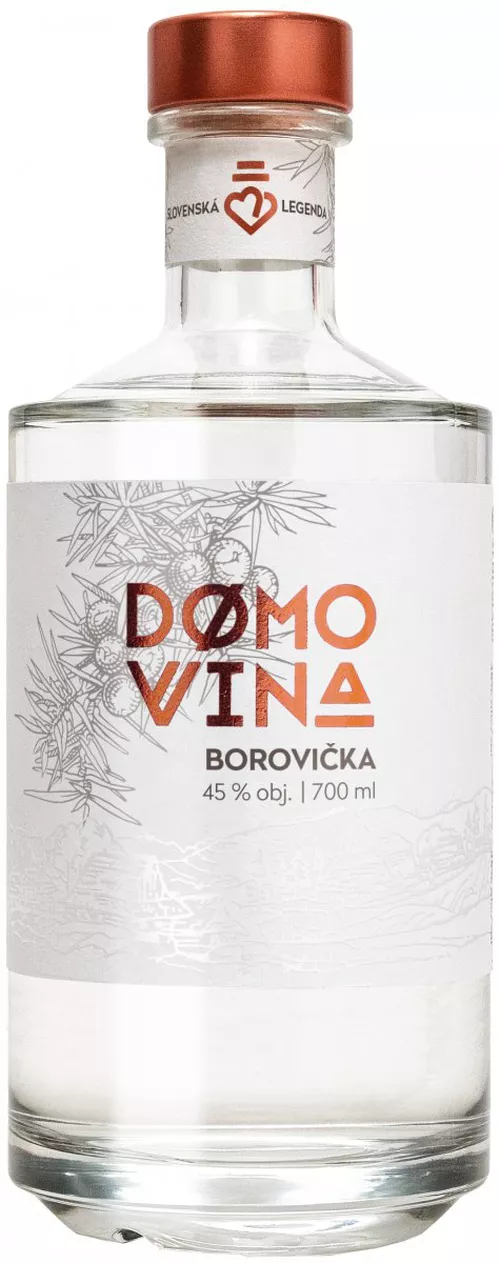 Domovina Borovička 0,7 l (čistá fľaša)