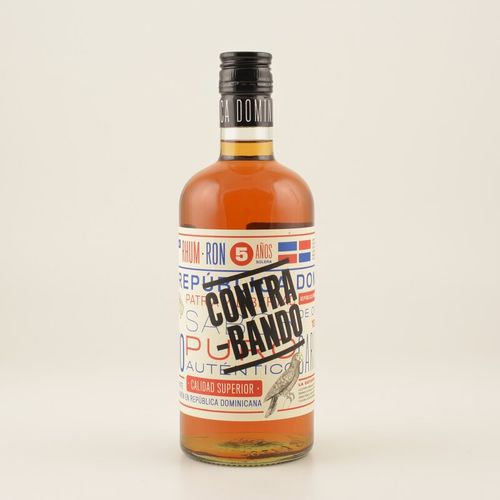 Ron Contrabando Calidad Superior Rum 5y 38% 0,7 l (čistá fľaša)