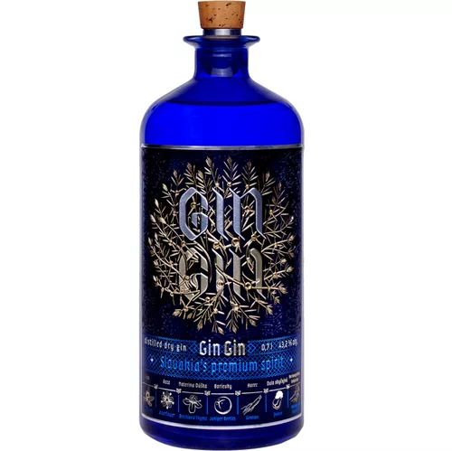 Gin Gin Slovakia 43,2% 0,7 l (čistá fľaša)